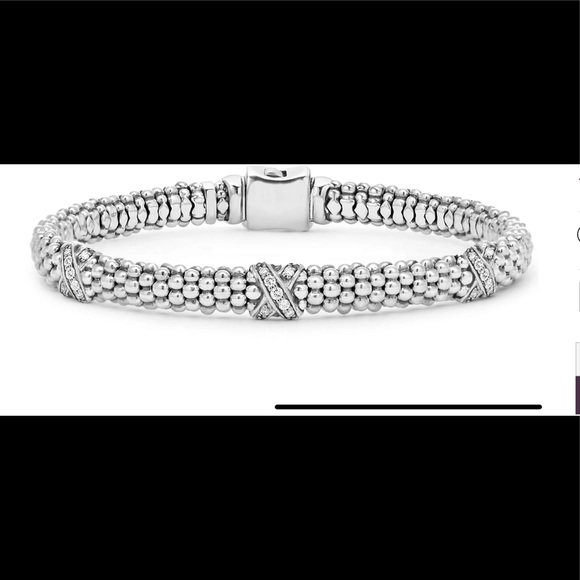 LAGOS Jewelry Brand New Signature Caviar Triple X Diamond Lagos